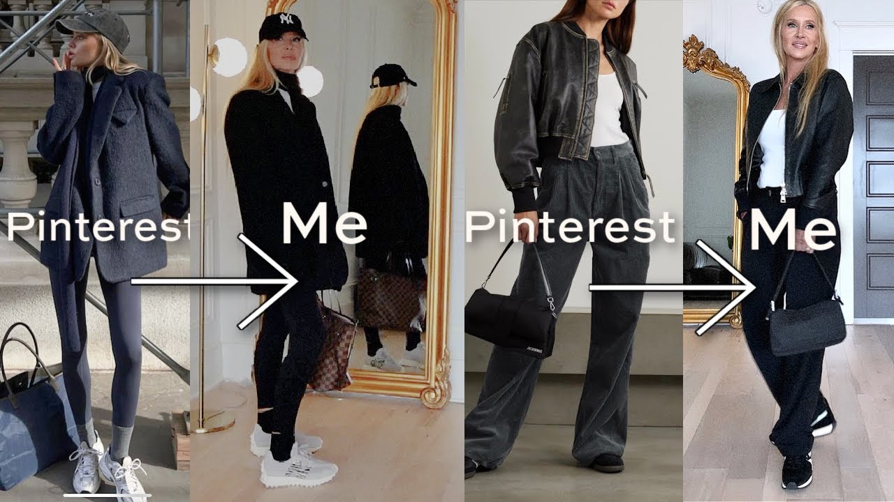 I Recreate 4 Winter Pinterest Outfits (Featuring Sneakers) - LisaLisaD1