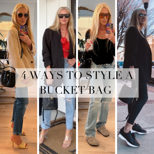 4 WAYS TO STYLE A BUCKET BAG - LisaLisaD1