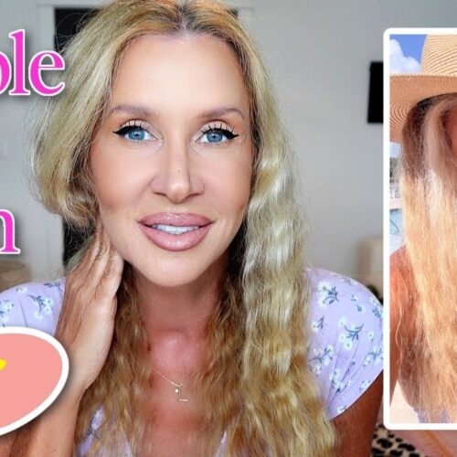 5 Minute Poolside Glam Makeup Routine